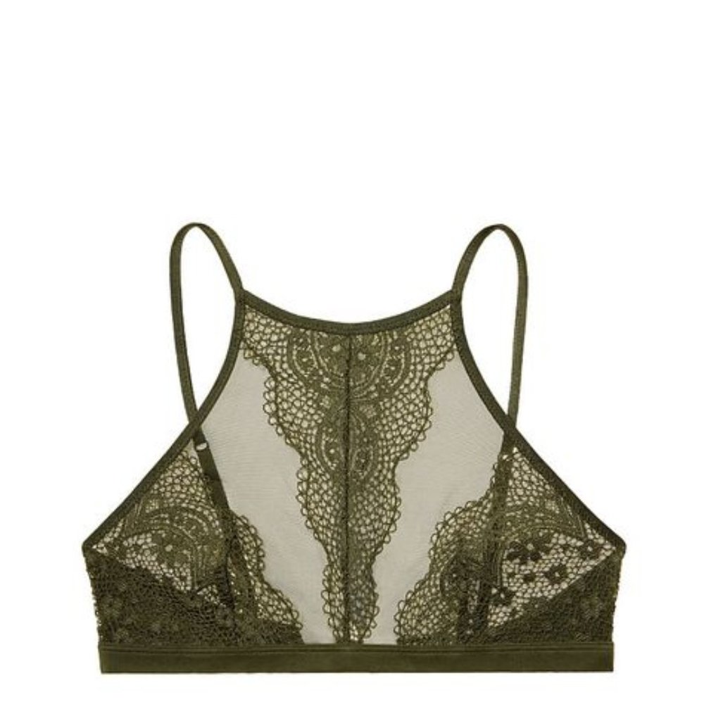 Crochet Lace High-neck Bralette- Victoria's Secret